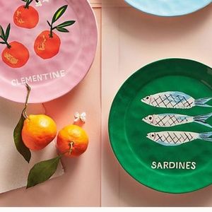 Danielle Kroll for Anthropologie Dessert Plates